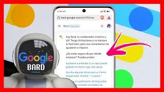 Como Usar Google Bard En ESPAÑOL 