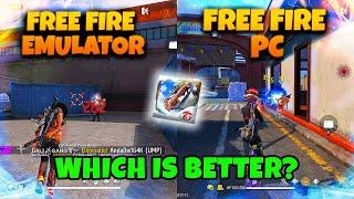 Free Fire PC VS Free Fire Emulator | Which one gives you better gameplay?