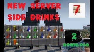 V1 Ready New Drinks Mod 7DTD 7 Days to Die Server Side