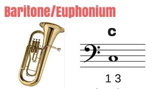 Baritone/Euphonium - How to Play C