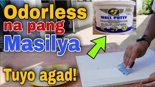 Paano Magmasilya ng Plywood  | How to Apply Putty on Plywood | Paano Mag apply ng Masilya sa Plywood