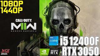 Call of Duty: Modern Warfare 2 | i5 12400F + RTX 3050 | 1080p, 1440p benchmarks!