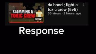 Response to @ihymage “slamming toxic crew 5v5” atlease be legit