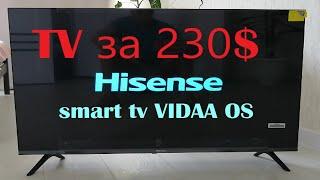 Телевизор Hisense на 40 дюймов (40A4BG). Что такое smart TV на ОС VIDAA? Обзор, опыт использования.