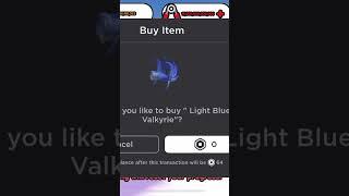 Sniping the Light Blue Valkyrie (Free UGC Limited) #shorts #roblox