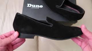 Dune Wide Fit Suede Slipper Loafers Black Suede Asos Haul unboxing