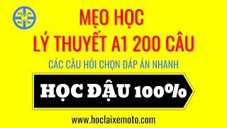 Phần 1 | Mẹo Thi Bằng Lái Xe A1 - Chọn Ngay Đáp Án Đúng