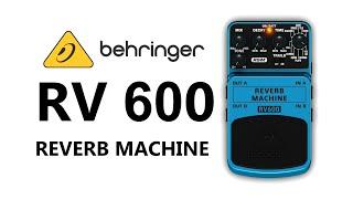 Behringer RV600 Reverb Machine - Stereo Demo