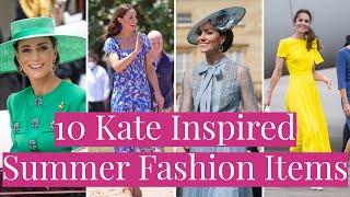 10 of Kate Middleton's Favorite Summer Fashion Items (Ray-Ban, Espadrilles, Blazer) #summershopping