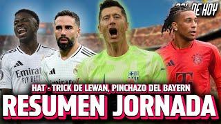 HAT-TRlCK de LEWAND0WSKl | CarvajaI FUERA del MADRlD y ESPAÑA | #goldehoy