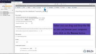 32 How to import database via phpMyAdmin in cPanel