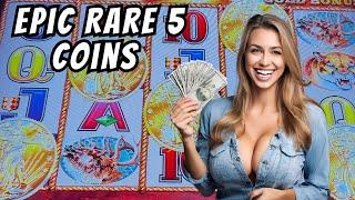 Epic 5 Coins On Buffalo Gold Live Play Session #2024 #4k