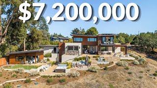 Inside a PRIVATE $7,200,000 MODERN Mansion | Silicon Valley Luxury Home Tour