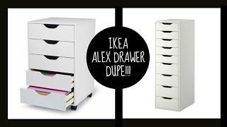 DUPE!! || Ikea Alex Drawers ||