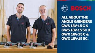 All about the Bosch Professional GWS & GWX BITURBO Brushless angle grinders