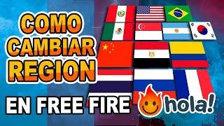 TUTORIAL: COMO CAMBIAR DE REGION EN FREE FIRE  EMPAREJO CON GRAN MAESTROS 