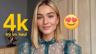 Try on haul transparent 4k|see through/ transparentI bikini try onItry on haul see everything 4k # 3