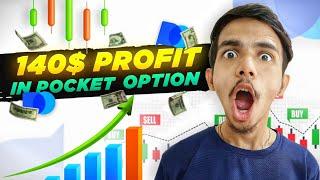 How To Predict Next Candlestick Pocket Option| $140 Earned In 2 Minutes