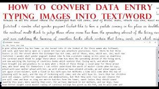 STOP Typing Data Entry Images & Convert Them With 100% ACCURACY(FOR ALL TYPING JOBS) RT/RT+/rtx++