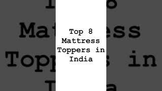 Mattress Toppers in India