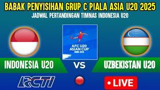 LIVE RCTI ! LAGA FASE GRUP C TIMNAS INDONESIA U20 VS UZBEKISTAN U20 PIALA ASIA U20 2025