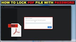 How to Password Protect a PDF File on Windows 11 or 10