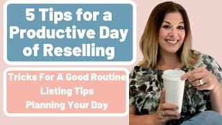 Five Tips To Help You Establish a Routine for your Reselling Business  Productive Mornings Rituals