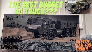 THE BEST BUDGET RC!?!?! Unboxing of the Fayee FY004A RC Oshkosh Hemtt 1/16 Scale RC Military 6x6