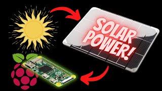 Can I run a Raspberry Pi on SOLAR POWER?