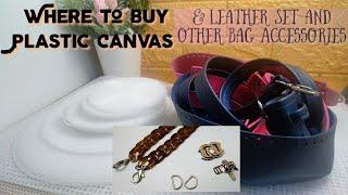 Where to Buy Plastic Canvas & Leather Set Accessories