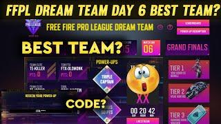 Free Fire Pro League Dream Team | Day 6 Best Team FFPL | How To Complete, Kaise Karen Full Details ?