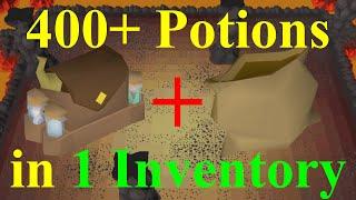 400+ Potions in 1 Inventory, Reagent Pouch Exploit Stronger than Potion Duplication Glitch | OSRS