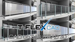 T-FLEX CAD | Balustrady 3D | CAD do balustrad 3D