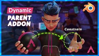 Want to Avoid Constraint HELL? Try This..  | Dynamic Parent Addon - Blender