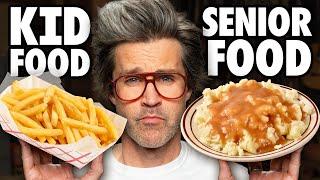 Kid Food vs. Old People Food (Taste Test)