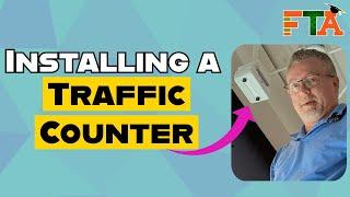 How To Install A Traffic Counter  | How To Install An Orbit Shopper Track  #fieldnation #workmarket