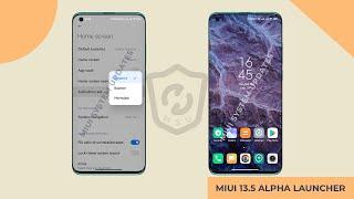 New MIUI 13.5 Alpha Launcher | New Animation Speeds | Download link in the desciption ⏬