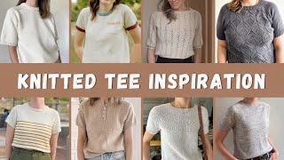 10 knitted tees & the summer yarns i plan to use for them  - The Woolly Worker Knitting Podcast