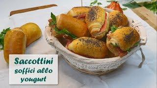 SACCOTTINI soffici allo yougurt  | ricetta facile | Lorenzo in cucina | yougurt soft saccottini