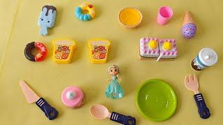3 minutes satisfying with unboxing princess dessert / unboxing doll dessert set #unboxing #toys