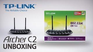 TPLINK AC750 Wireless Dual Band Gigabit Router - Archer C2