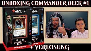 MTG Unboxing Innistrad Crimson Vow Commander Deck Vampire | Magic the Gathering deutsch | Trader