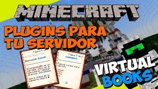 PLUGINS para tu SERVIDOR de Minecraft - VIRTUALBOOKS (LIBROS VIRTUALES con INFORMACIÓN!)