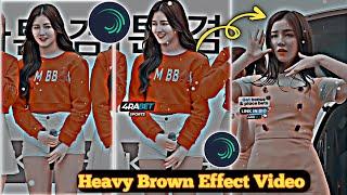 How to edit Brown effect + HDR CC  In Alight motion|| Full Tutorial Vedio || Brown Colour Grading