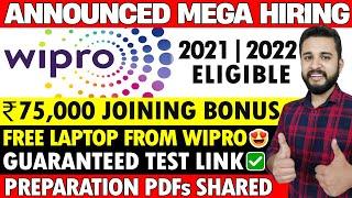 WIPRO JOBS FOR FRESHERS 2021 | OFF CAMPUS DRIVE FOR 2021 BATCH | WIPRO WILP