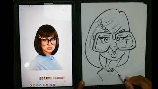 How to Draw a Caricature with Glasses for Beginners