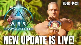 ARK NEW UPDATE IS LIVE NOW! - HUGE FIXES! - CLUB ARK - Power Rangers and more!