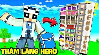 MÈO BÉO GAMING LẦN ĐẦU ĐẾN THĂM LÀNG HERO TEAM ** THỬ THÁCH KHÁM PHÁ TẤT CẢ MỌI THỨ TRONG MINECRAFT