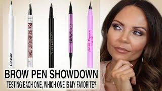 BROW PEN SHOWDOWN | TESTING 5 BROW PENS |WHICH ONE IS #1