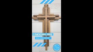 3 Dimensional Wood Cross | Build Video Preview | Woodworking Plans | Woodworking That Sells